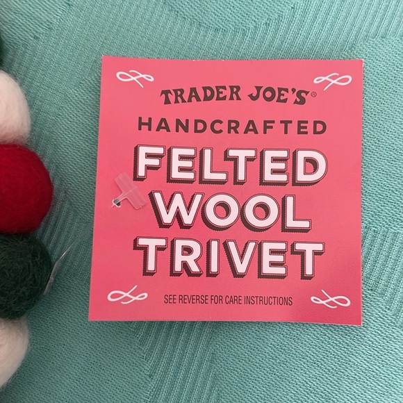Trader Joe’s Handcrafted Felted Wool Trivet - Picture 3 of 4